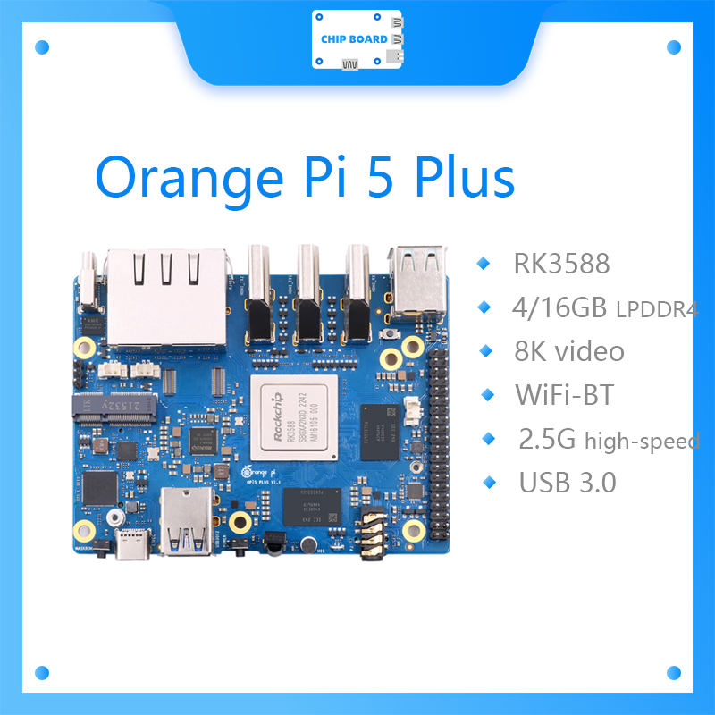 Orange Pi 5 Plus 16Gb - Orange Pi 5 Plus, ordinateur monocarte