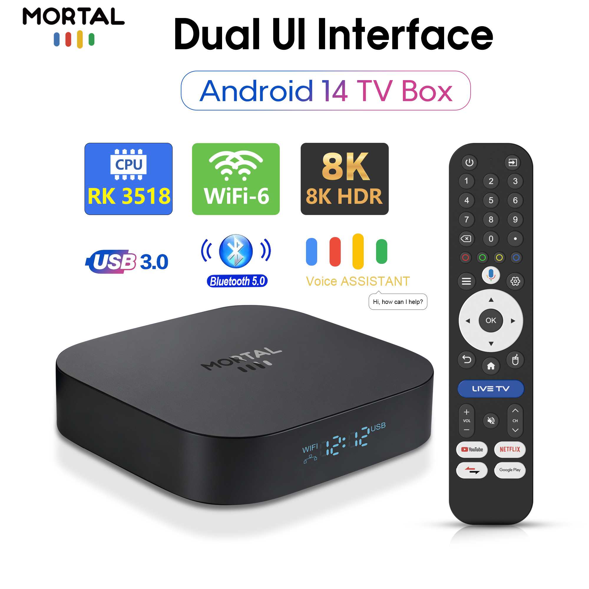 Radxa Rock 5B 16Gb - Boîtier TV X5S Android 14 RK3518