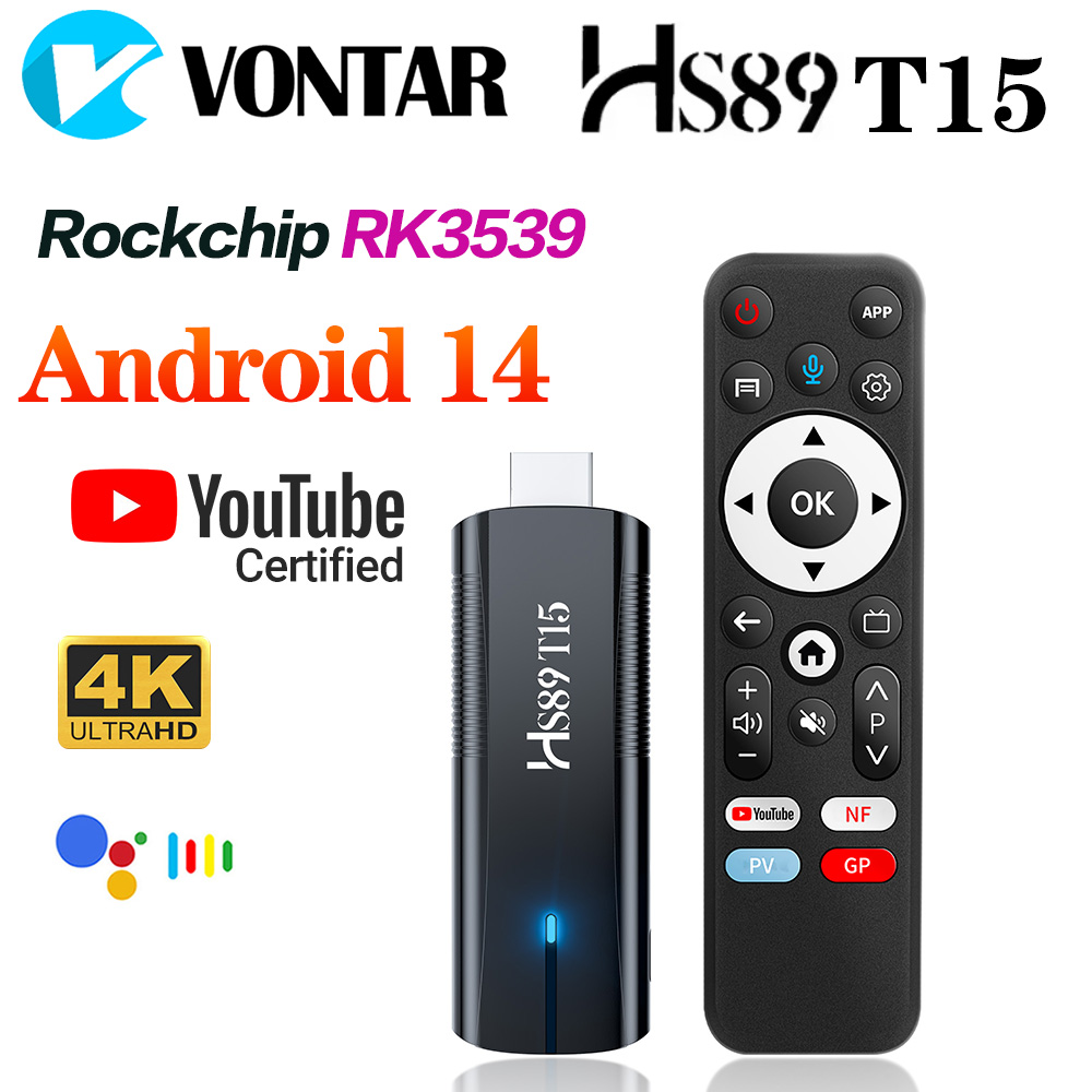 Radxa Rock 5B 16Gb - Boîtier TV HS89 T15 Android 14