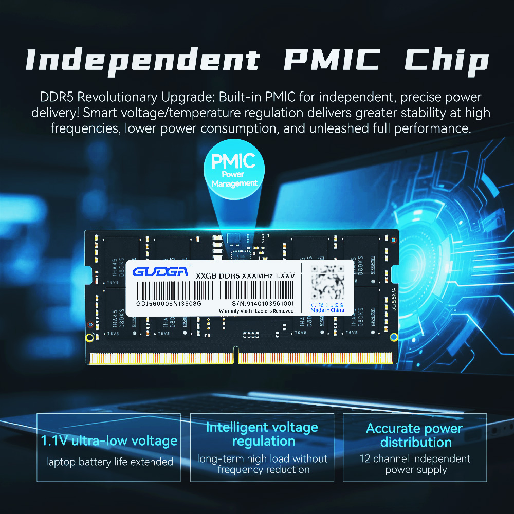 Mémoire DDR5 GUDGA 8 Go 16 Go  - Khadas Vim4 8Gb avis et prix